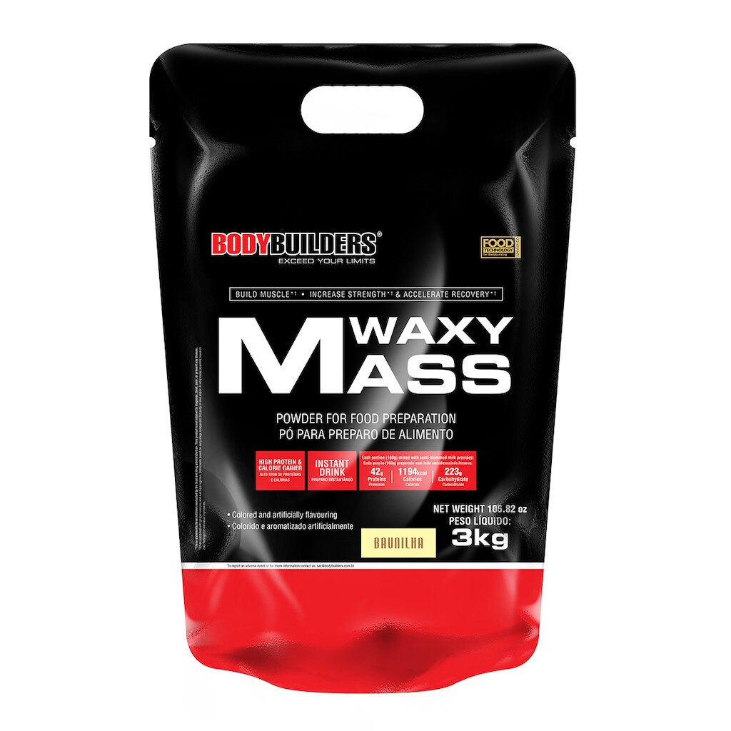 Whey Protein Waxy Mass 3kg Refil - Bodybuilders