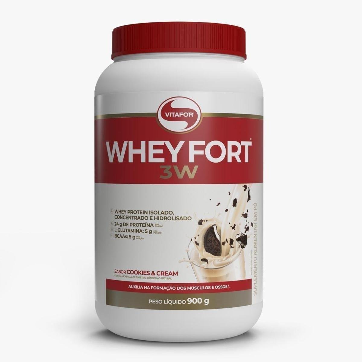 Whey Protein WheyFort 3W Isolado, Concentrado e Hidrolisado Menor preço em Whey Protein WheyFort 3W Isolado, Concentrado e Hidrolisado