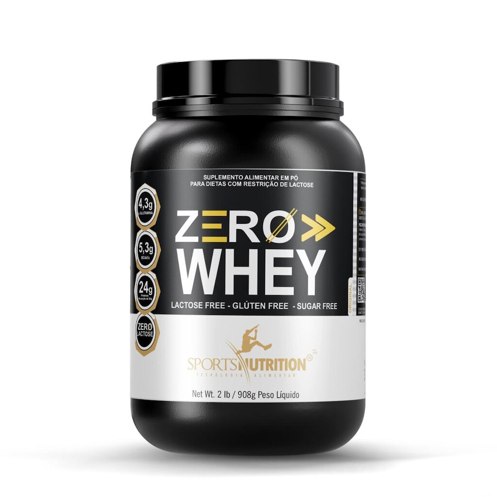Whey Protein Zero Lactose 908g Sports Nutrition