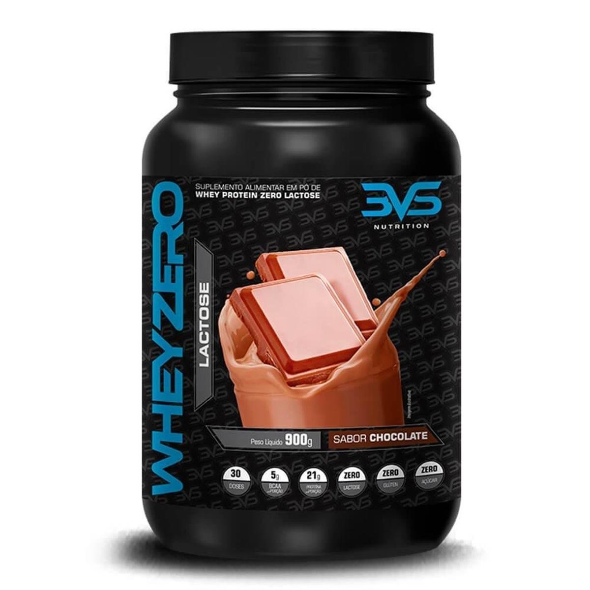 Whey Protein Intolerante A Lactose Whey Zero Lactose 900g 3vs Nutrition - Chocolate | Netshoes