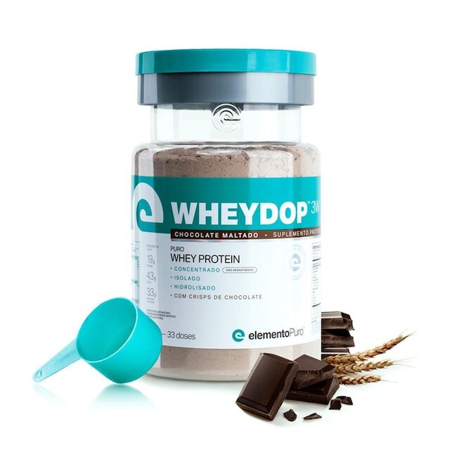 Wheydop 3W Elemento Puro 900g Menor preço em Wheydop 3W Elemento Puro 900g