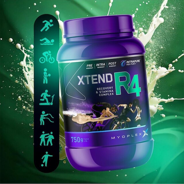 Xtend R4 Recovery Eletrolitico Aminoacidos 750g Myoplex Sabor:Laranja