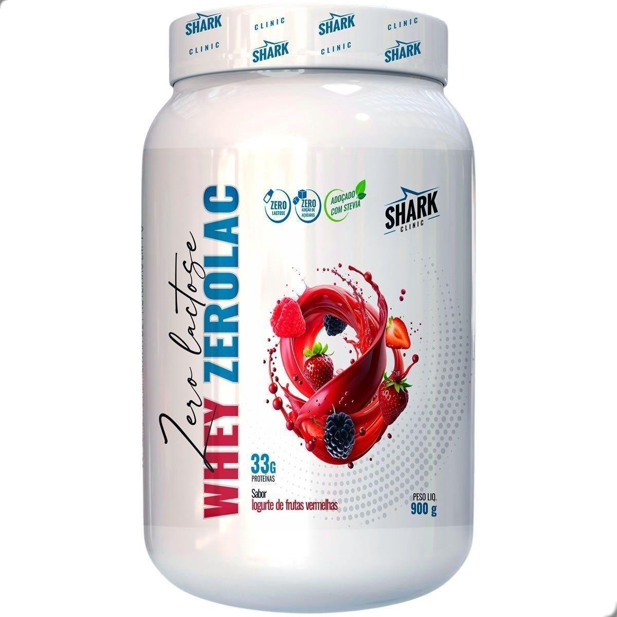 Zerolac Whey Protein Zero Lactose Pote 900g Shark Pro