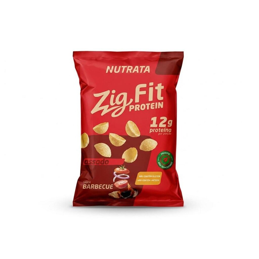 Zig Fit Salgadinho Proteico Sabor Barbecue - Nutrata 40g