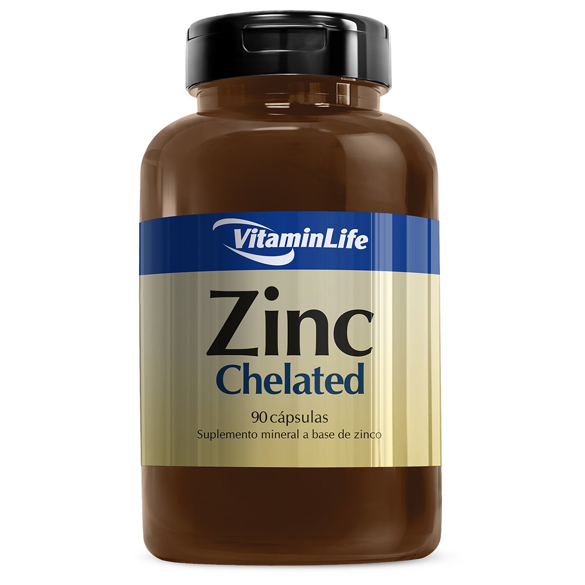 Zinc Chelated 100 Idr 90 Cáps Vitaminlife Natural Netshoes