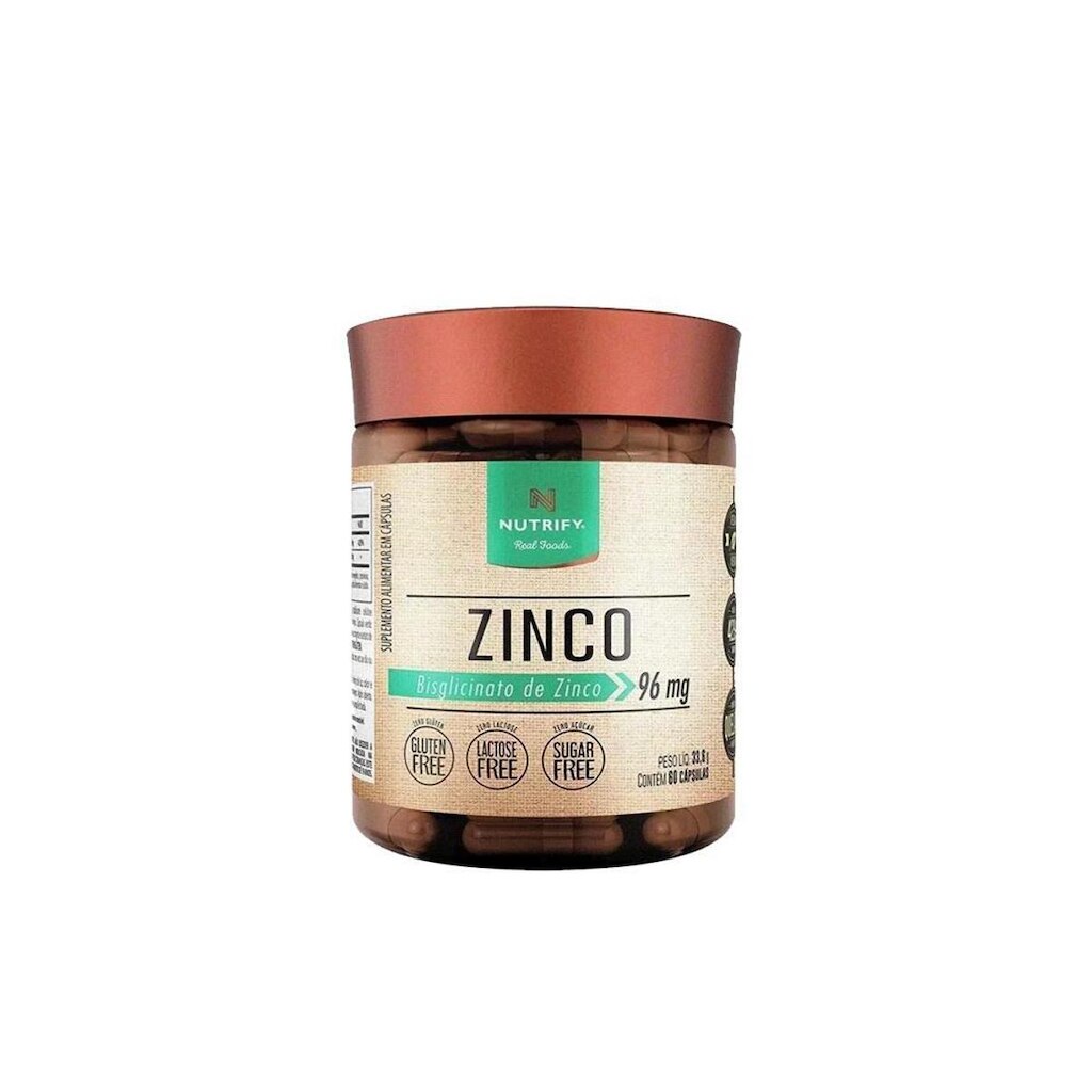 Zinco Quelato Bisglicinato 60 Caps - Nutrify