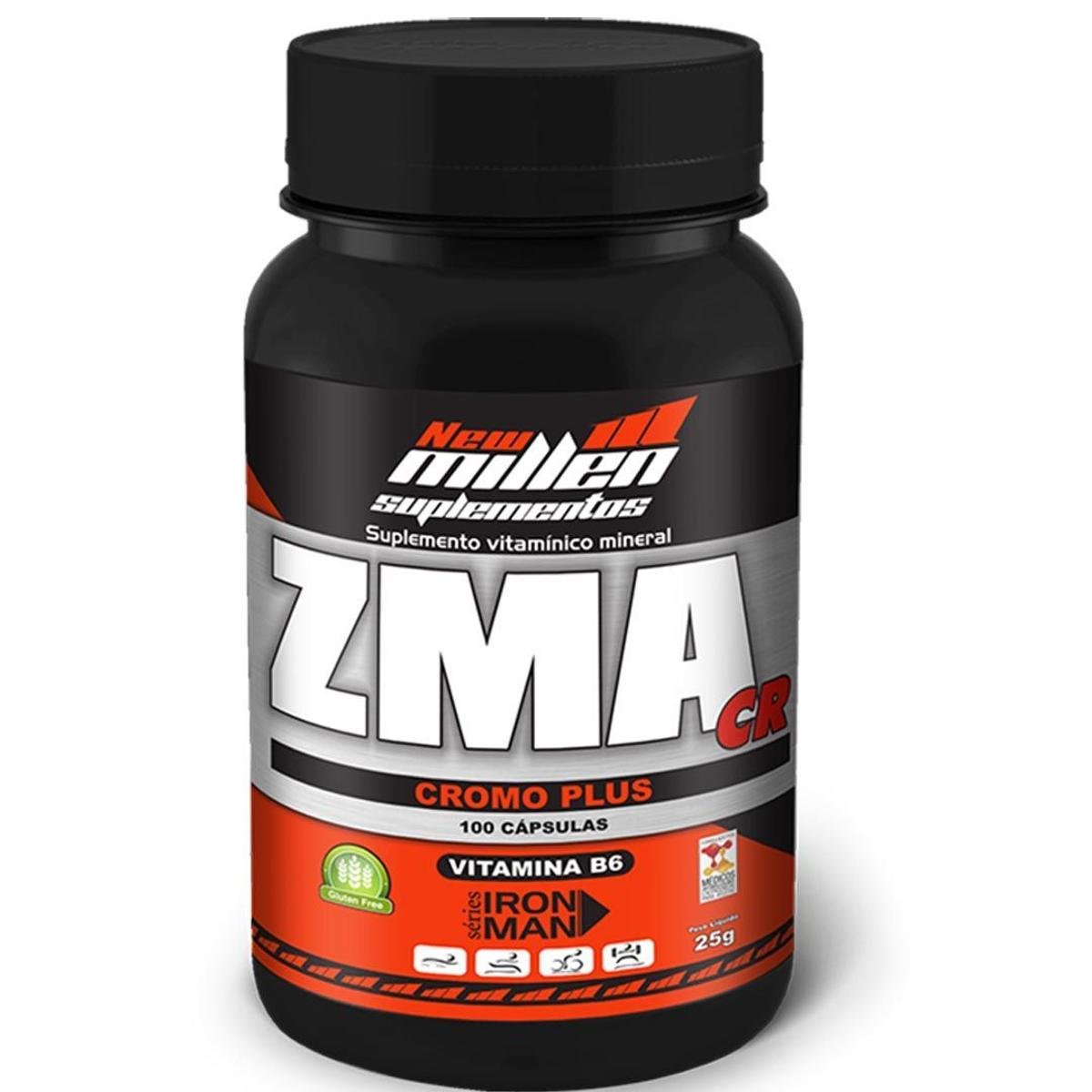 ZMA Cr 100 cápsulas New Millen Netshoes
